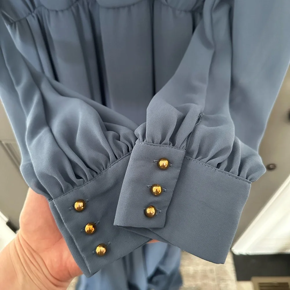 Baltic Born Lydia Maxi Dress Slate Blue - Picture 5 of 13